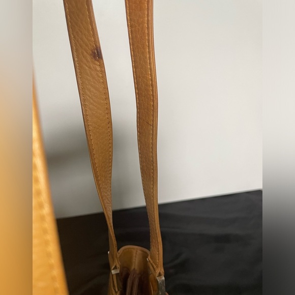 Fossil Tan Genuine Leather Shoulder Bag - Picture 9 of 10